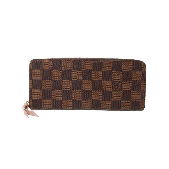 Louis Vuitton Wallet Clemence Long Portefeuille Zip Damier - Picture 1 of 5